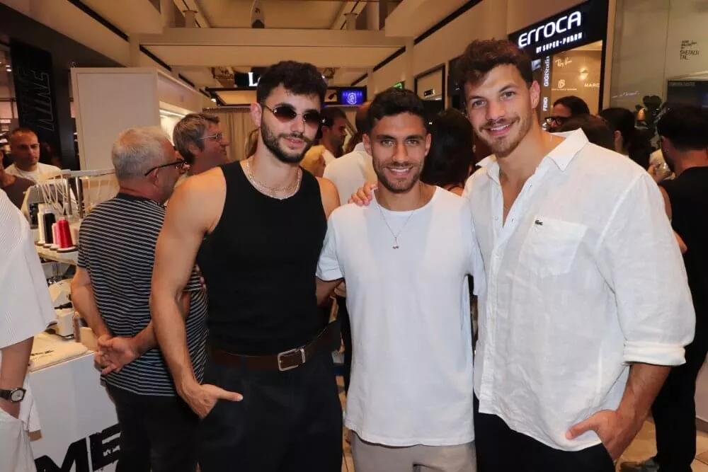 מימין תומר הכהן בר ברימר ועילי צפמן (צילום ניר פקין)