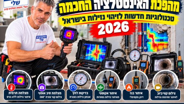 חיישן חכם המותקן על צנרת ביתית ומתריע על נזילות לסמארטפון