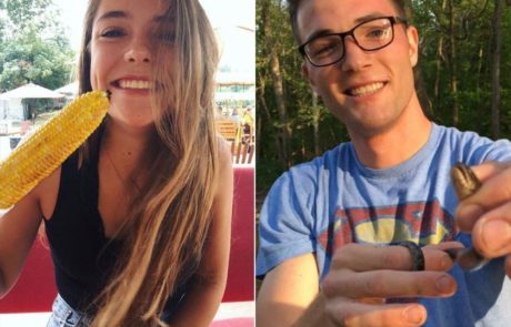 שני זרים שהתכתבו ב”טינדר” במשך שלוש שנים סוף סוף נפגשו מול מיליוני צופים